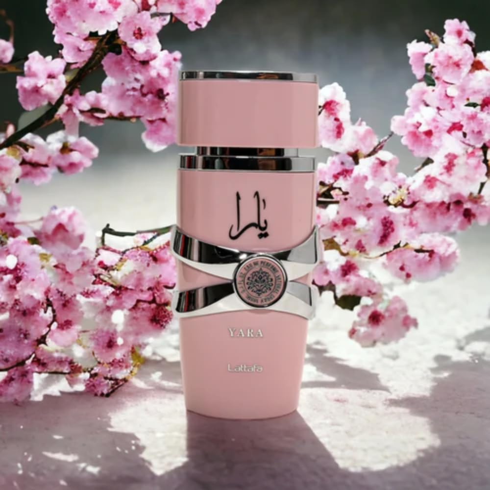 Lattafa Yara EDP 100ml - Arabian Vanilla Gourmand Perfume, Tropical Floral Fusion, 10H Sillage, Scent Genome Vault Access
